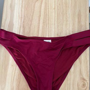 Maroon Swimsuit Bottoms